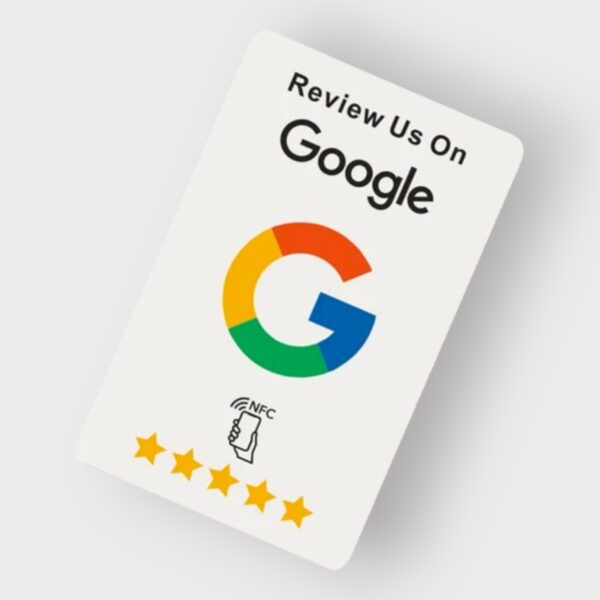 NFC Google Review Card - White