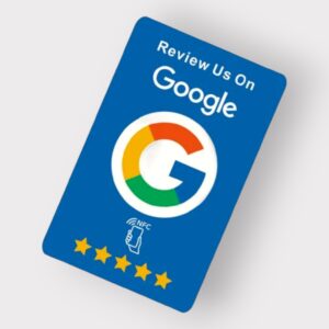 NFC Google Review Card - Blue