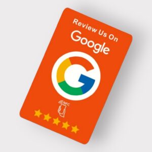 NFC Google Review Card - Orange