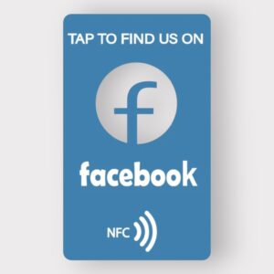 NFC 'Find Us On' Card - Facebook